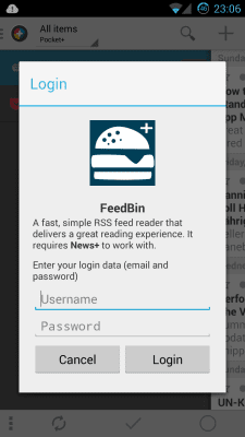Скриншот приложения FeedBin | News+ - №2
