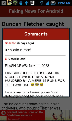 Скриншот приложения Faking News For Android - №4