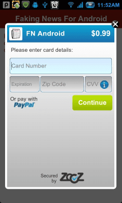 Скриншот приложения Faking News For Android - №8
