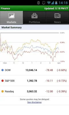 Скриншот приложения Google Finance - №1