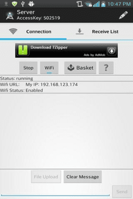 Скриншот приложения Transporter (WiFi File Share) - №2