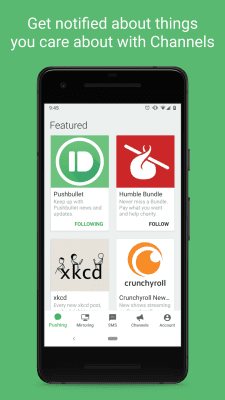 Скриншот приложения Pushbullet - №5