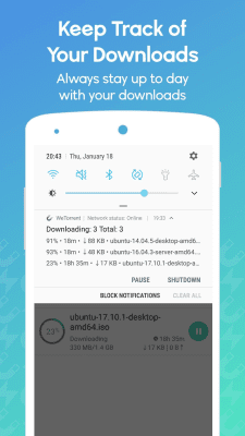 Скриншот приложения WeTorrent - №5