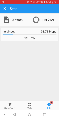 Скриншот приложения SuperBeam | WiFi Direct Share - №6