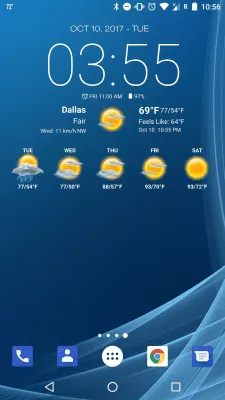 Скриншот приложения Weather & Clock Widget - №6