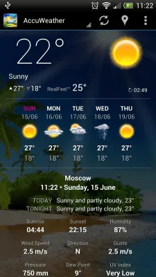Скриншот приложения Моя Погода - №2