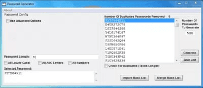 Скриншот приложения XetoWare Password Generator - №1