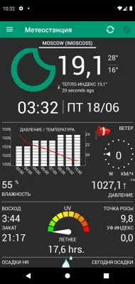 Скриншот приложения Метеорологическая станция - №4