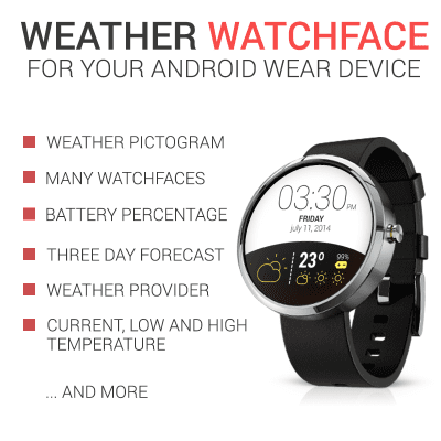 Скриншот приложения Weather Wear Watch Face - №1