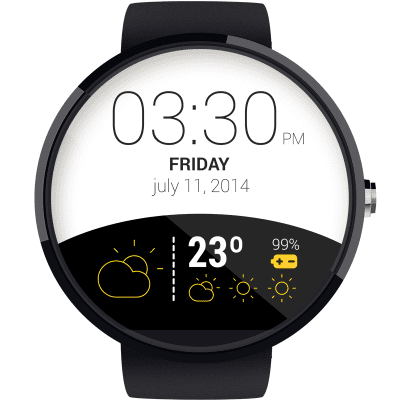 Скриншот приложения Weather Wear Watch Face - №2
