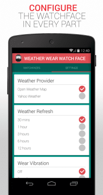 Скриншот приложения Weather Wear Watch Face - №6