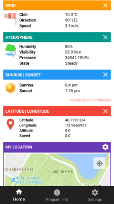 Скриншот приложения Мое местоположение и компас, Погода - №2