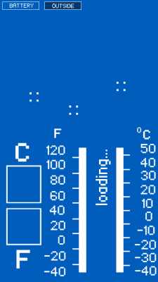 Скриншот приложения Nyan Cat термометр - №2