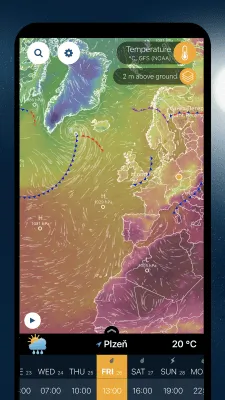 Скриншот приложения Ventusky - №7