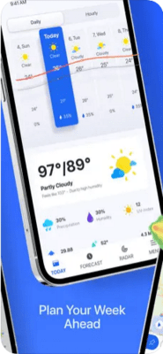 Скриншот приложения 1Weather - №3