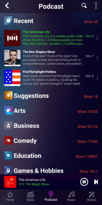 Скриншот приложения Audials Radio - №3