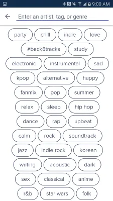 Скриншот приложения 8tracks - Playlist Radio - №6