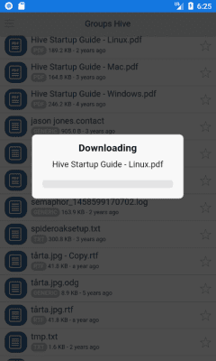 Скриншот приложения SpiderOak Groups - №5
