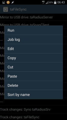 Скриншот приложения taFileSync - №3