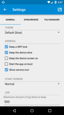 Скриншот приложения Synchronize Ultimate - №8