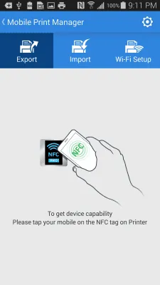 Скриншот приложения Samsung Mobile Print Manager - №2