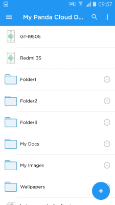 Скриншот приложения Panda Cloud Drive - №1