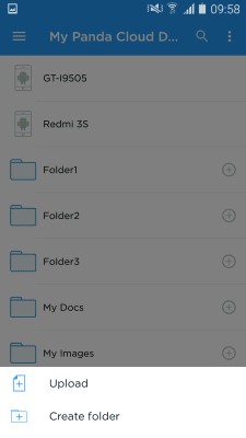 Скриншот приложения Panda Cloud Drive - №3