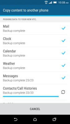 Скриншот приложения Средство передачи HTC - №4