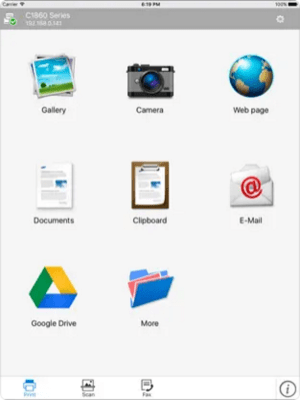 Скриншот приложения HP Samsung Mobile Print - №3