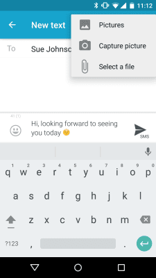 Скриншот приложения Forward SMS texting w/ 2phones - №3