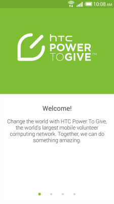 Скриншот приложения HTC Power To Give - №3