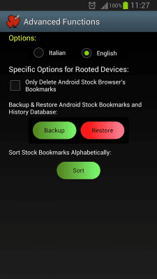 Скриншот приложения Bookmarks Easy Import - №2