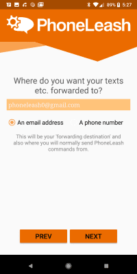 Скриншот приложения Fwd SMS to email 30-day trial - №3