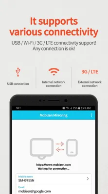 Скриншот приложения Mobizen Mirroring - №3
