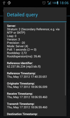 Скриншот приложения NTPSync - Time Synchronization - №3