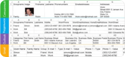 Скриншот приложения SA Контакты Lite - №3