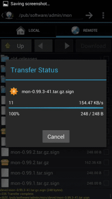 Скриншот приложения FtpCafe FTP клиент - №4