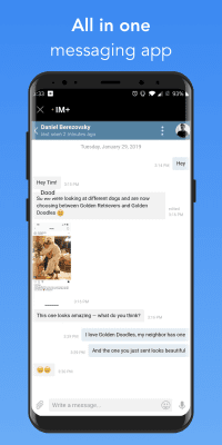 Скриншот приложения IM+ Free - №3