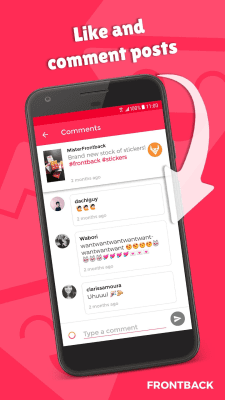 Скриншот приложения Frontback - Фото в соц. сетях - №4