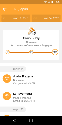 Скриншот приложения Foursquare Swarm - №5