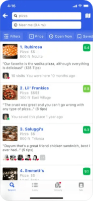 Скриншот приложения Foursquare - №4