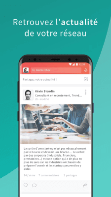 Скриншот приложения Viadeo - №7