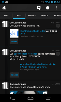 Скриншот приложения Friendcaster - №3
