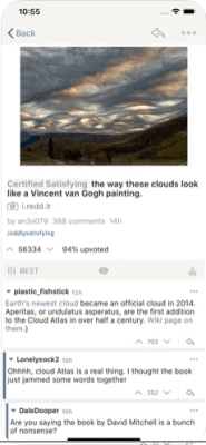 Скриншот приложения BaconReader for Reddit - №3