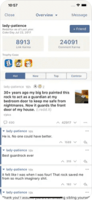 Скриншот приложения BaconReader for Reddit - №4
