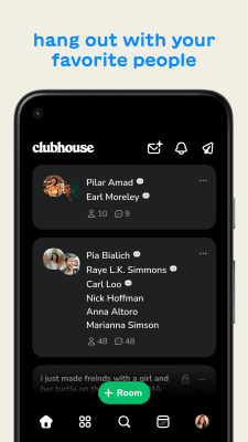 Скриншот приложения Clubhouse: Drop-in audio cha‪t - №2