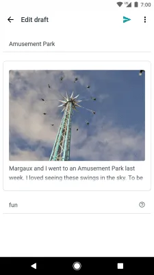 Скриншот приложения Blogger - №4