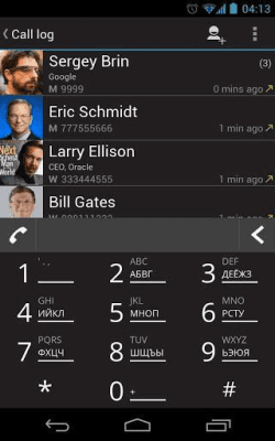 Скриншот приложения Dialer One - free smart dialer - №1