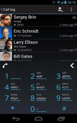 Скриншот приложения Dialer One - free smart dialer - №2