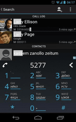 Скриншот приложения Dialer One - free smart dialer - №5